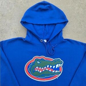 Florida Gators Mens Size L Royal Blue Graphic Print University Hoodie